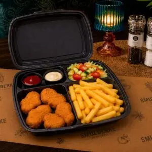 Kipnuggets met Frietjes 5 Stuks